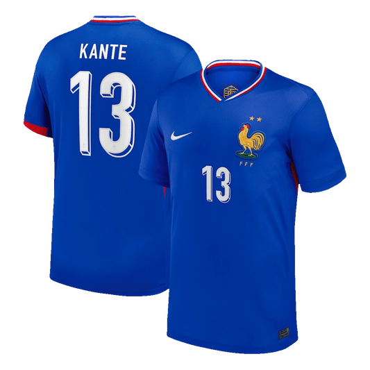 Tricouri Fotbal Franța KANTE #13 Acasă 2024 (mărime mare)