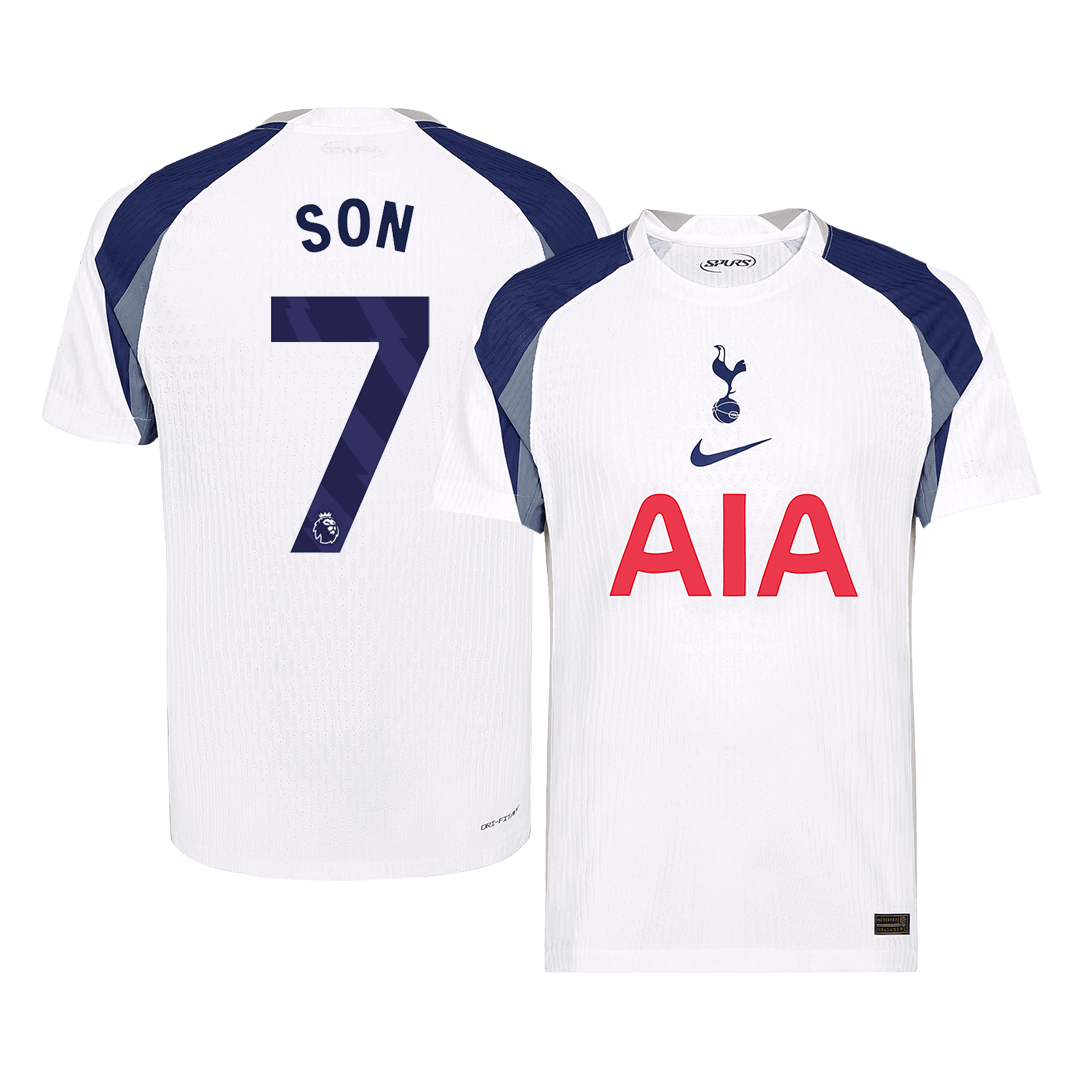 Tricouri Fotbal Tottenham Hotspur SON #7 Acasă 2025/26 Authentic