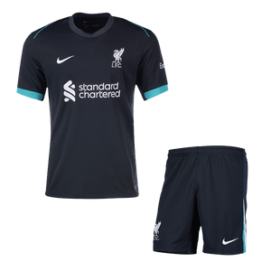 Set Tricouri Fotbal Liverpool Deplasare