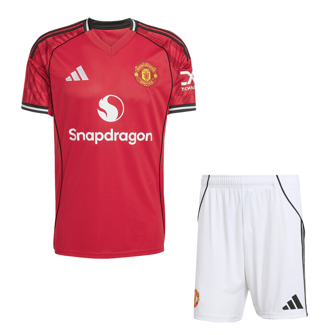 Set Tricouri Fotbal Manchester United Acasă 2025/26 - Premium