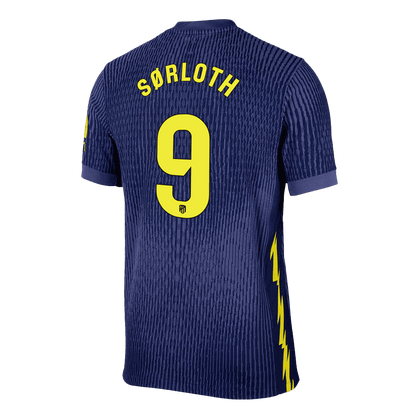 Tricouri Fotbal Atletico Madrid SØRLOTH #9 Deplasare 2025/26 Authentic