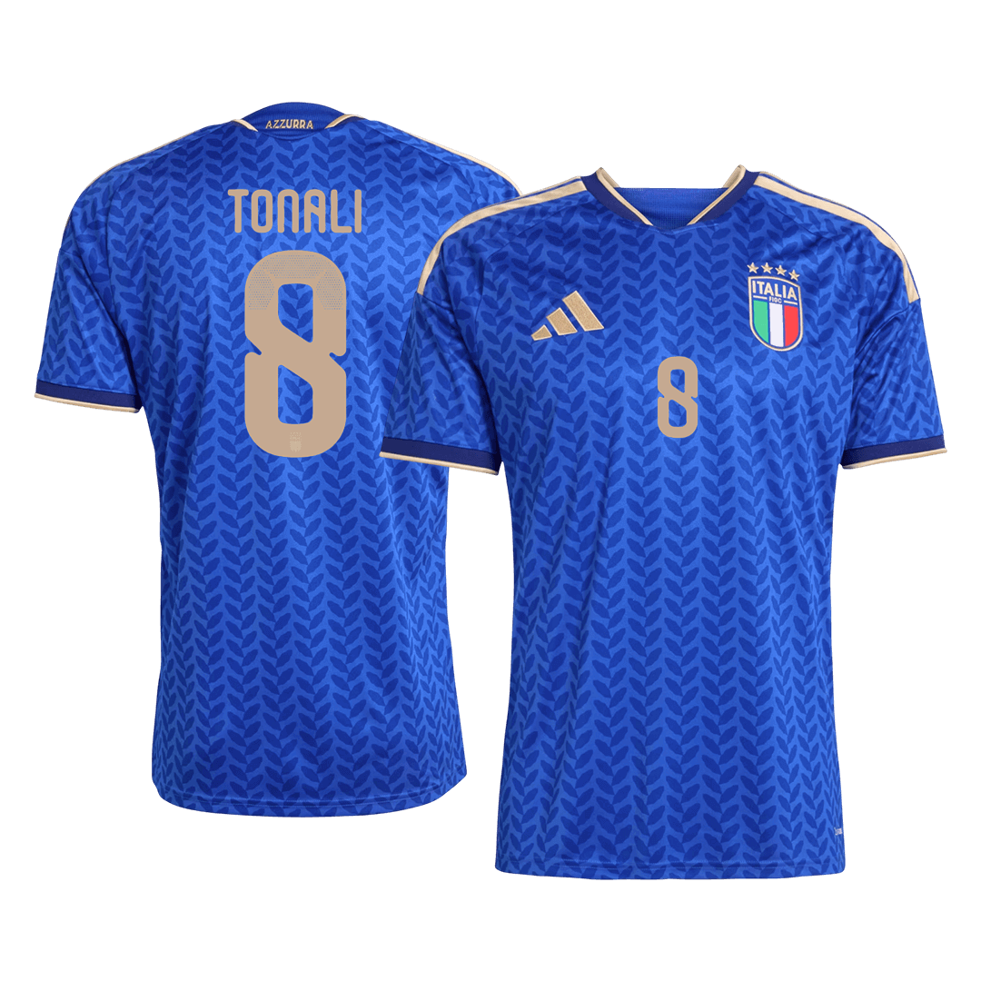 Tricouri Fotbal Italia TONALI #8 Acasă Cupa Mondială 2026