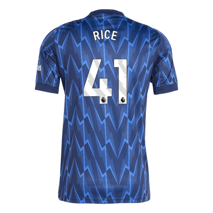 Tricouri Fotbal Arsenal RICE #41 Deplasare 2025/26 (mărime mare)