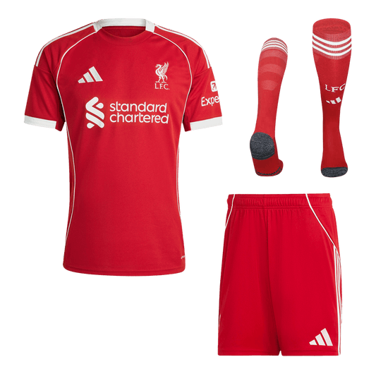 Set Tricouri Fotbal Liverpool Acasă 2025/26