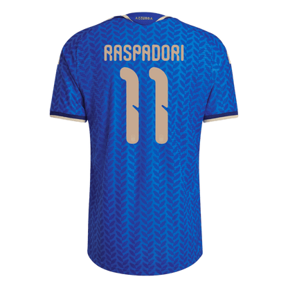 Tricouri Fotbal Italia RASPADORI #11 Acasă Cupa Mondială 2026 Authentic