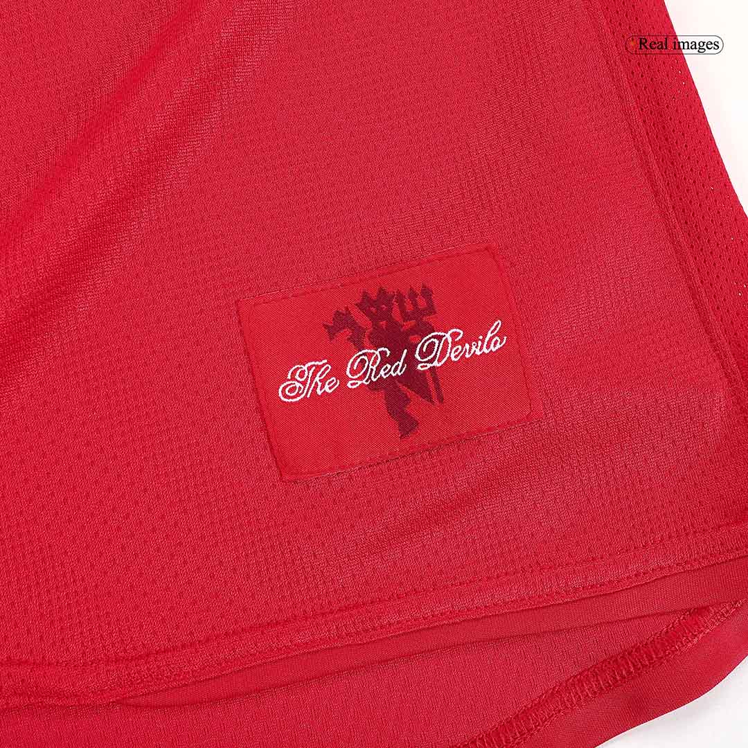 Tricouri Fotbal Vintage Manchester United Acasă 2007/08 Mânecă Lungă