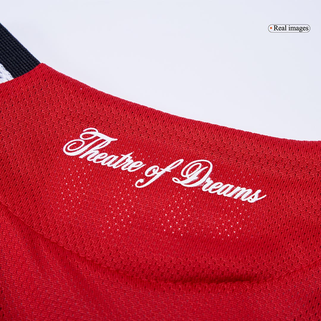 Tricouri Fotbal Manchester United B.FERNANDES #8 Acasă 2025/26 Authentic