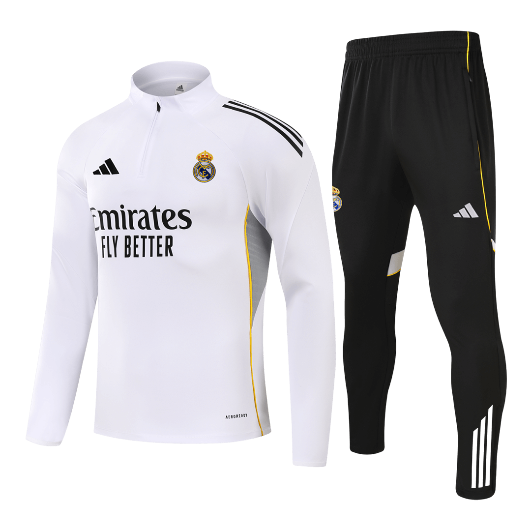 Set Bluză Real Madrid 2025/26 Pentru Copii - White
