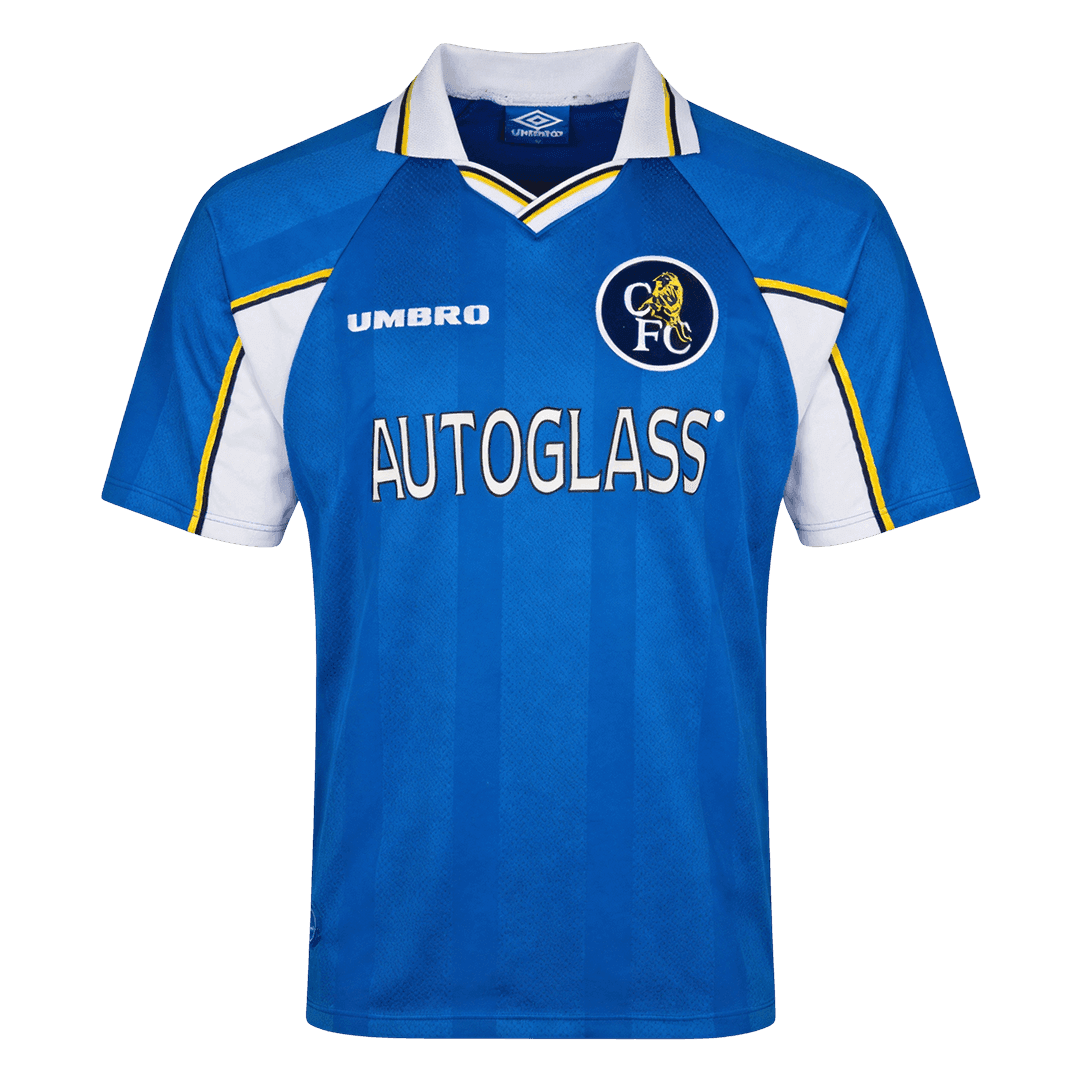 Tricouri Fotbal Vintage Chelsea Acasă 1997/99