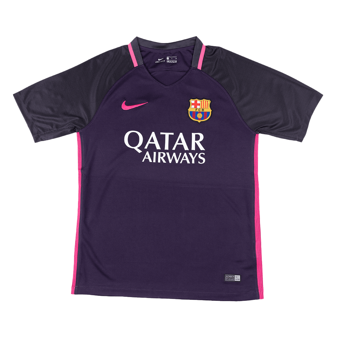 Tricouri Fotbal Vintage Barcelona Deplasare 2016/17