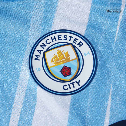 Tricouri Fotbal Manchester City HAALAND #9 Acasă 2025/26 Authentic