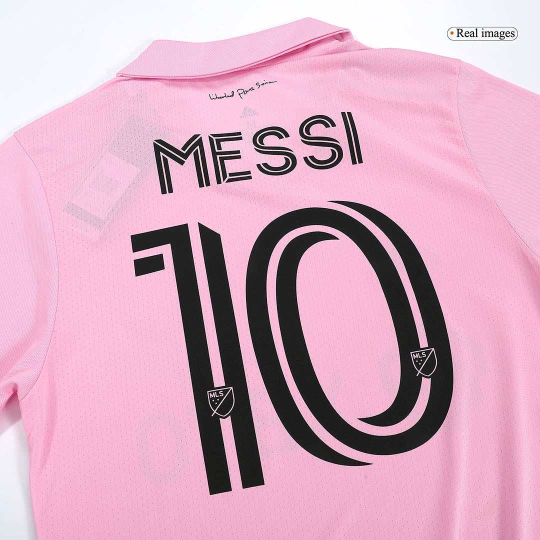 Tricouri Fotbal Inter Miami CF MESSI #10 Acasă 2023 Authentic