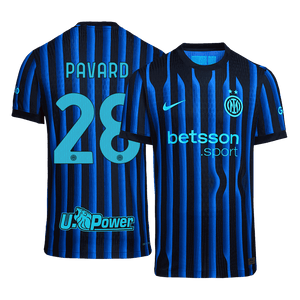 Tricouri Fotbal Inter Milano PAVARD #28 Acasă 2025/26 Authentic