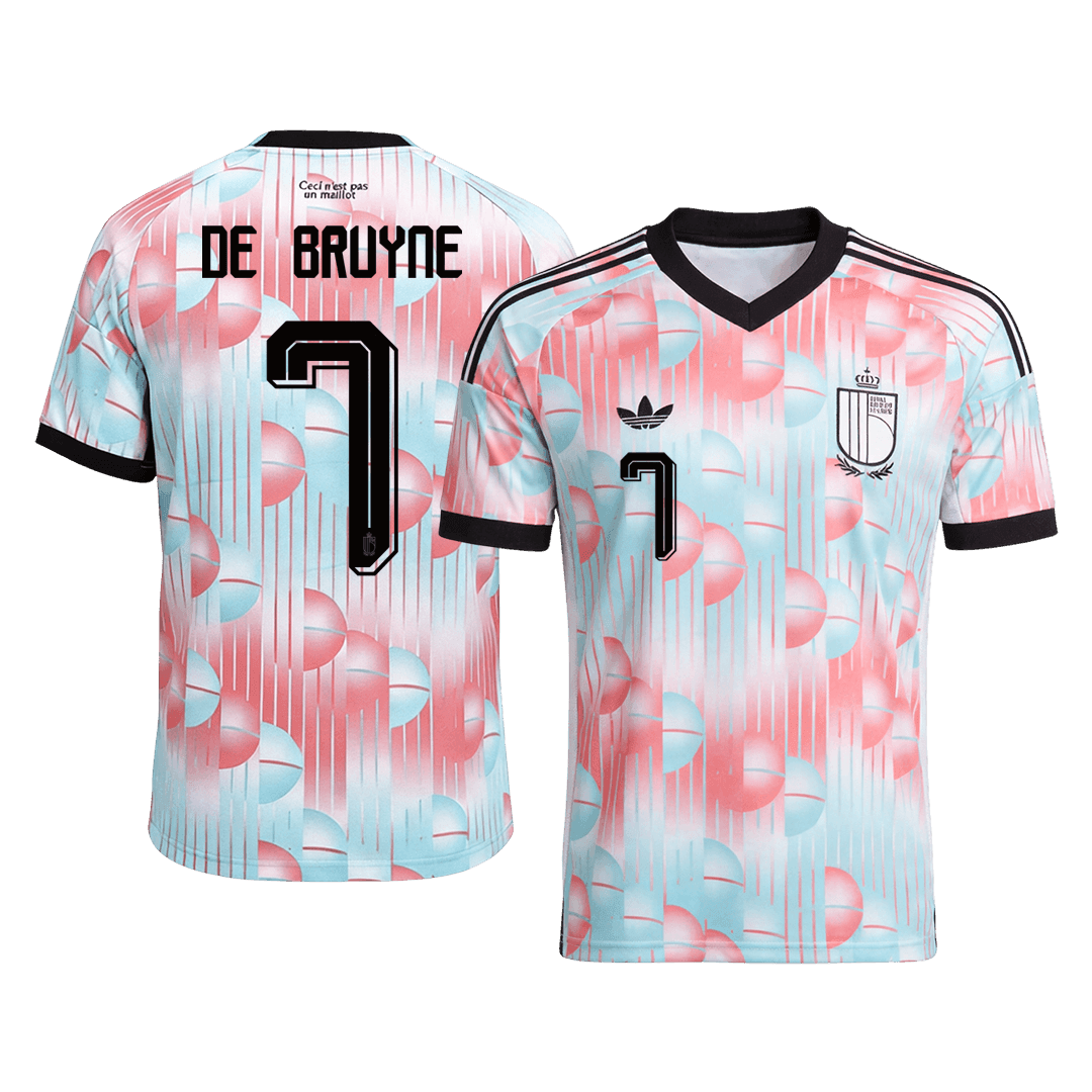 Tricouri Fotbal Belgium DE BRUYNE #7 Deplasare Cupa Mondială 2026