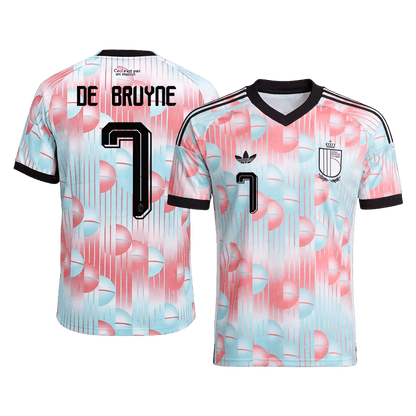 Tricouri Fotbal Belgium DE BRUYNE #7 Deplasare Cupa Mondială 2026