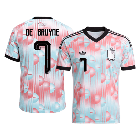 Tricouri Fotbal Belgium DE BRUYNE #7 Deplasare Cupa Mondială 2026