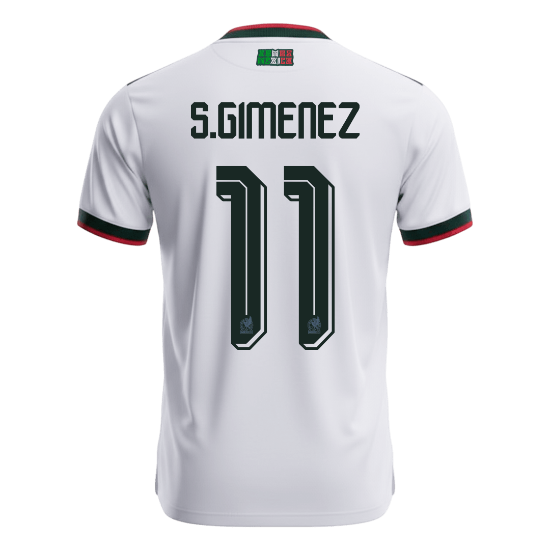 Tricouri Fotbal Mexico S.GIMENEZ #11 Deplasare Cupa Mondială 2026