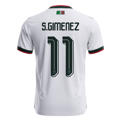 Tricouri Fotbal Mexico S.GIMENEZ #11 Deplasare Cupa Mondială 2026