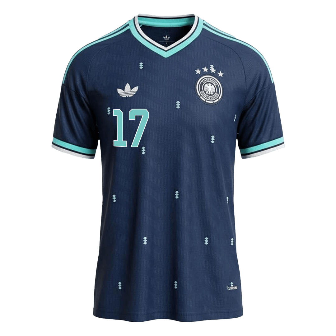 Tricouri Fotbal Germania WIRTZ #17 Deplasare Cupa Mondială 2026