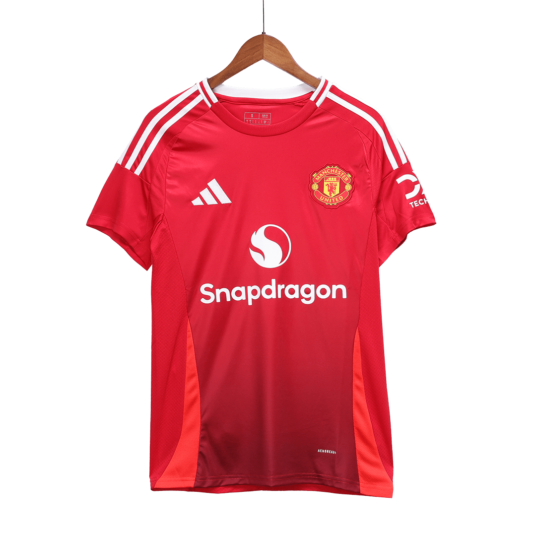 Tricouri Fotbal Manchester United Acasă 2024/25 - Premium (mărime mare)