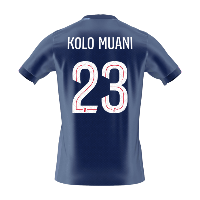 Tricouri Fotbal PSG KOLO MUANI #23 Acasă 2025/26 - Premium