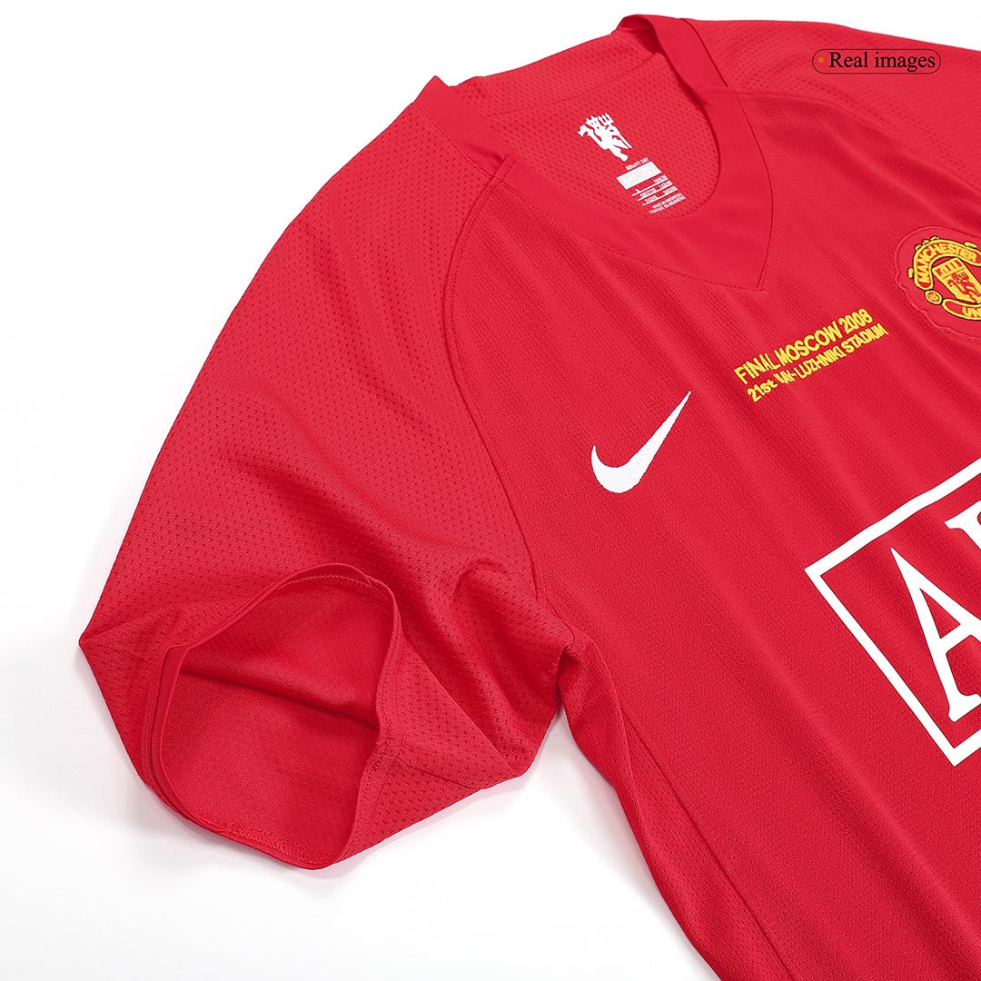 Tricouri Fotbal Vintage Manchester United Acasă 2007/08