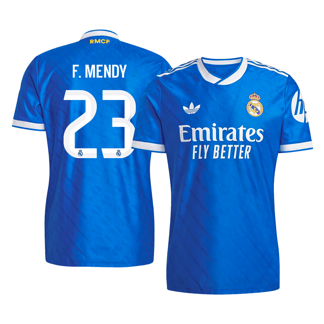 Tricouri Fotbal Real Madrid F. MENDY #23 Treilea 2025/26 Authentic