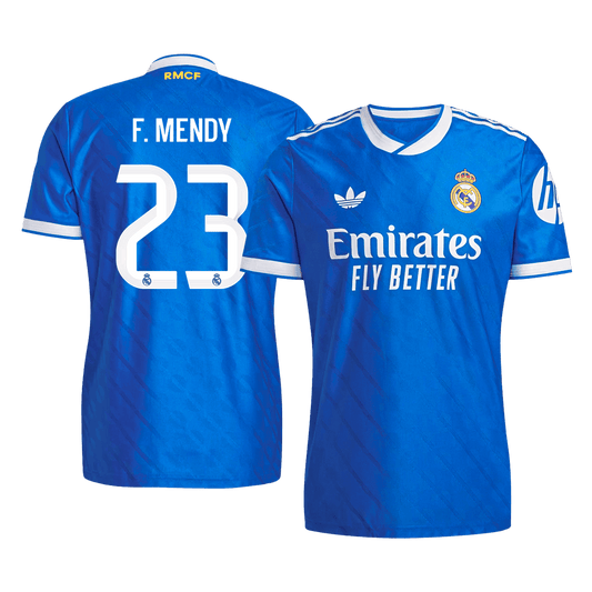 Tricouri Fotbal Real Madrid F. MENDY #23 Treilea 2025/26 Authentic