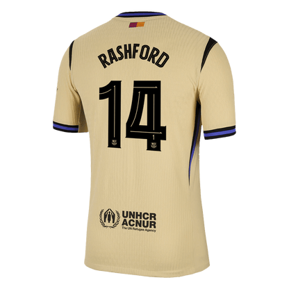 Tricouri Fotbal Barcelona RASHFORD #14 Deplasare 2025/26 Authentic - UCL