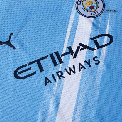 Set Tricouri Fotbal Manchester City Acasă 2025/26 Pentru Copii