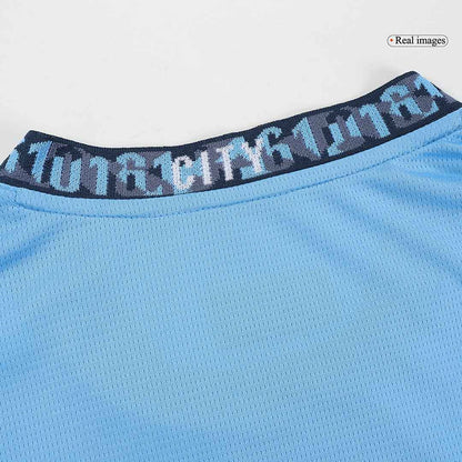Tricouri Fotbal Manchester City RODRIGO #16 Acasă 2024/25 - UCL (mărime mare)