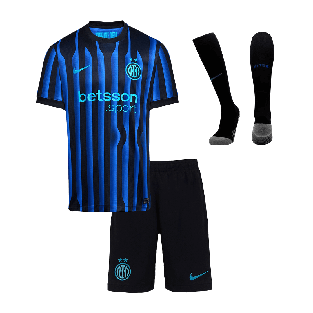 Set Tricouri Fotbal Inter Milano Acasă 2025/26 Pentru Copii