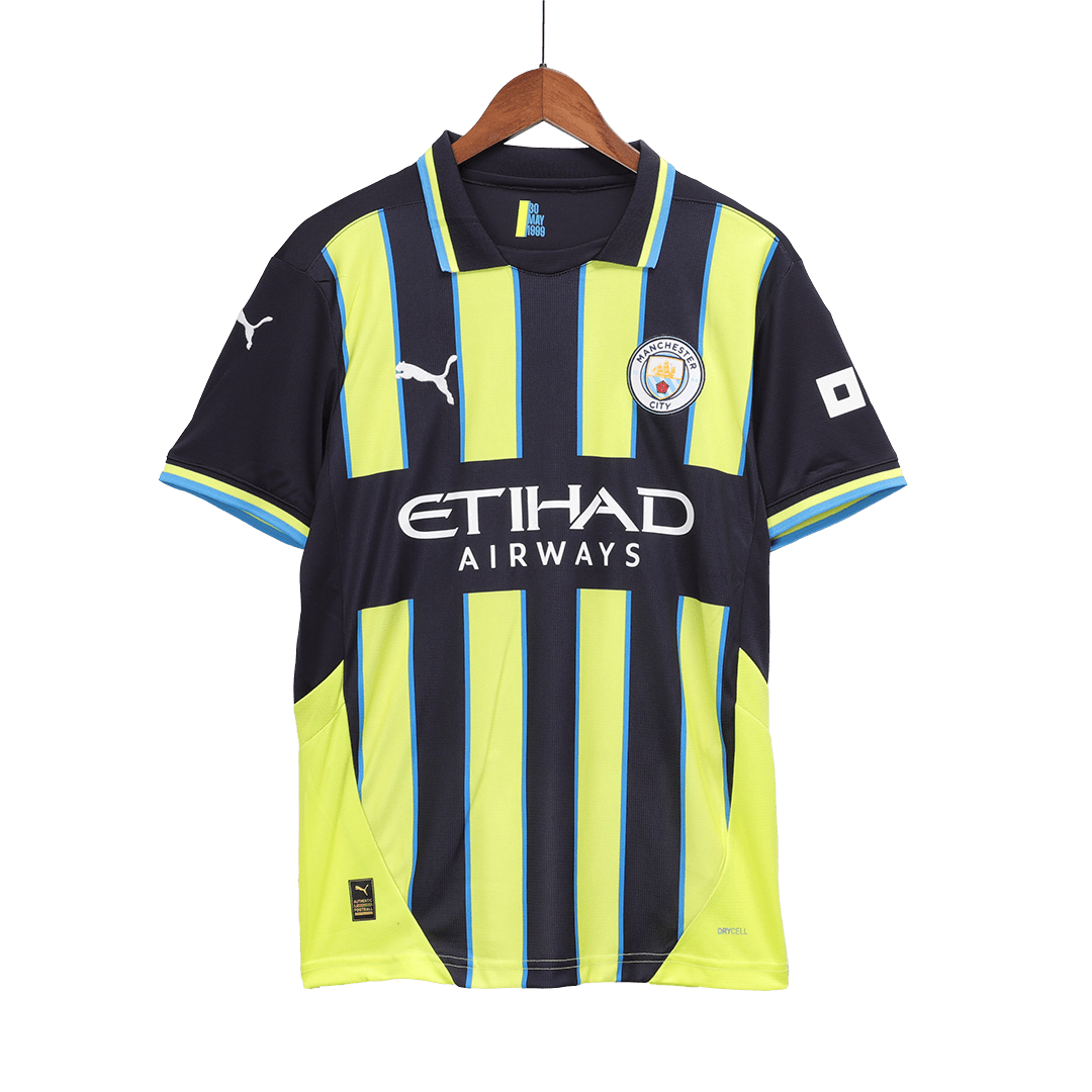 Set Tricouri Fotbal Manchester City Deplasare 2024/25.