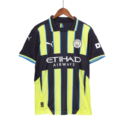 Tricouri Fotbal Manchester City Deplasare 2024/25 (mărime mare)