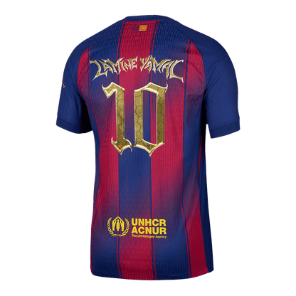 Tricouri Fotbal Barcelona LAMINE YAMAL #10 Acasă 2025/26 Authentic - Kopa Trophy Edition