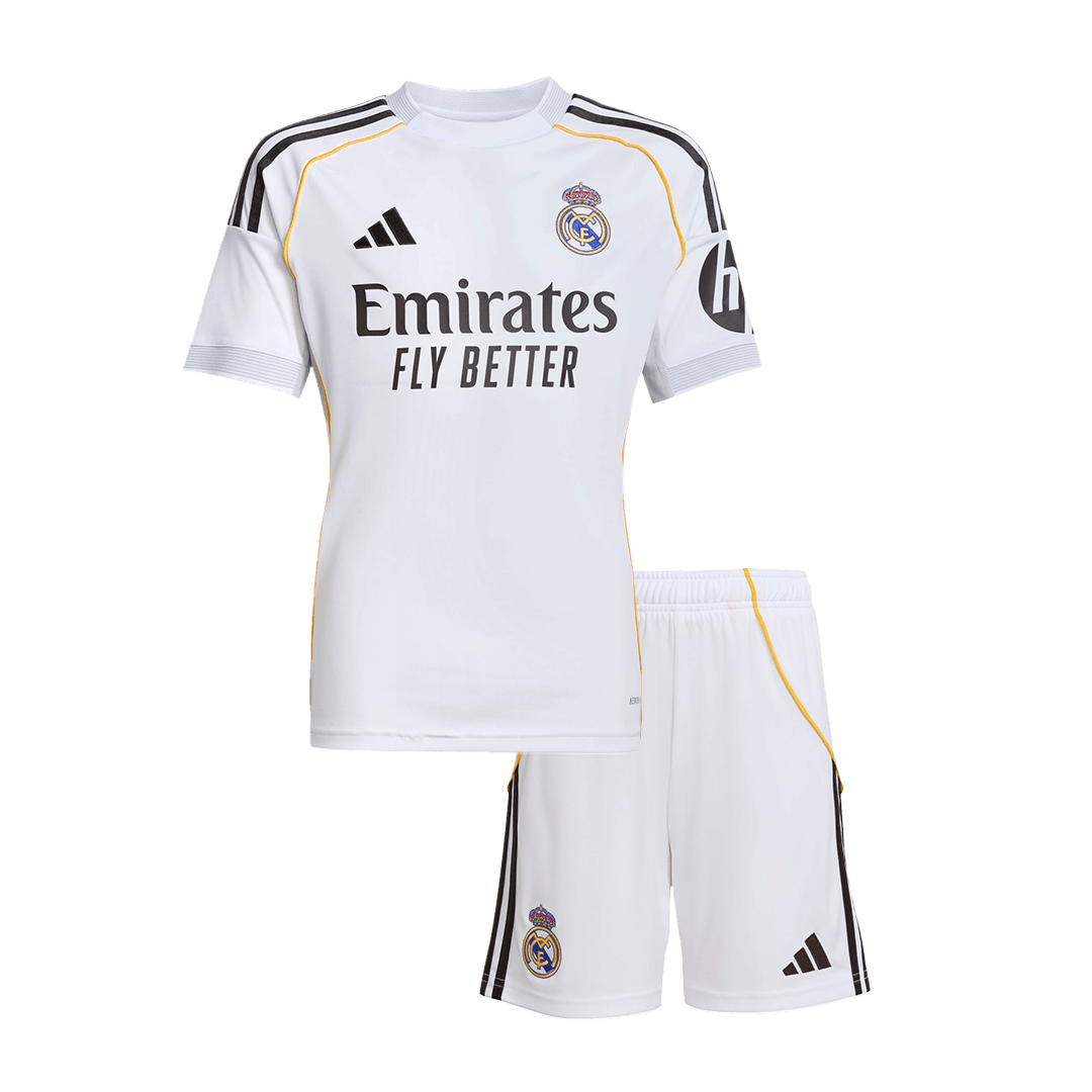 Set Tricouri Fotbal Real Madrid Acasă 2025/26 Pentru Copii