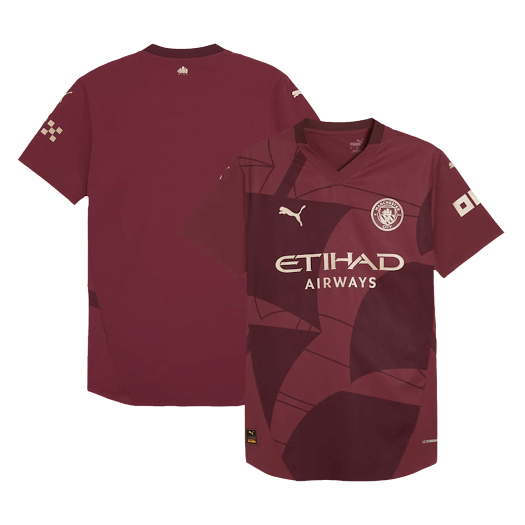 Tricouri Fotbal Manchester City Treilea 2024/25 Authentic