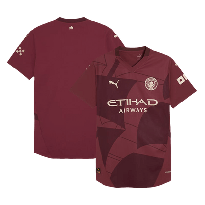 Tricouri Fotbal Manchester City Treilea 2024/25 Authentic