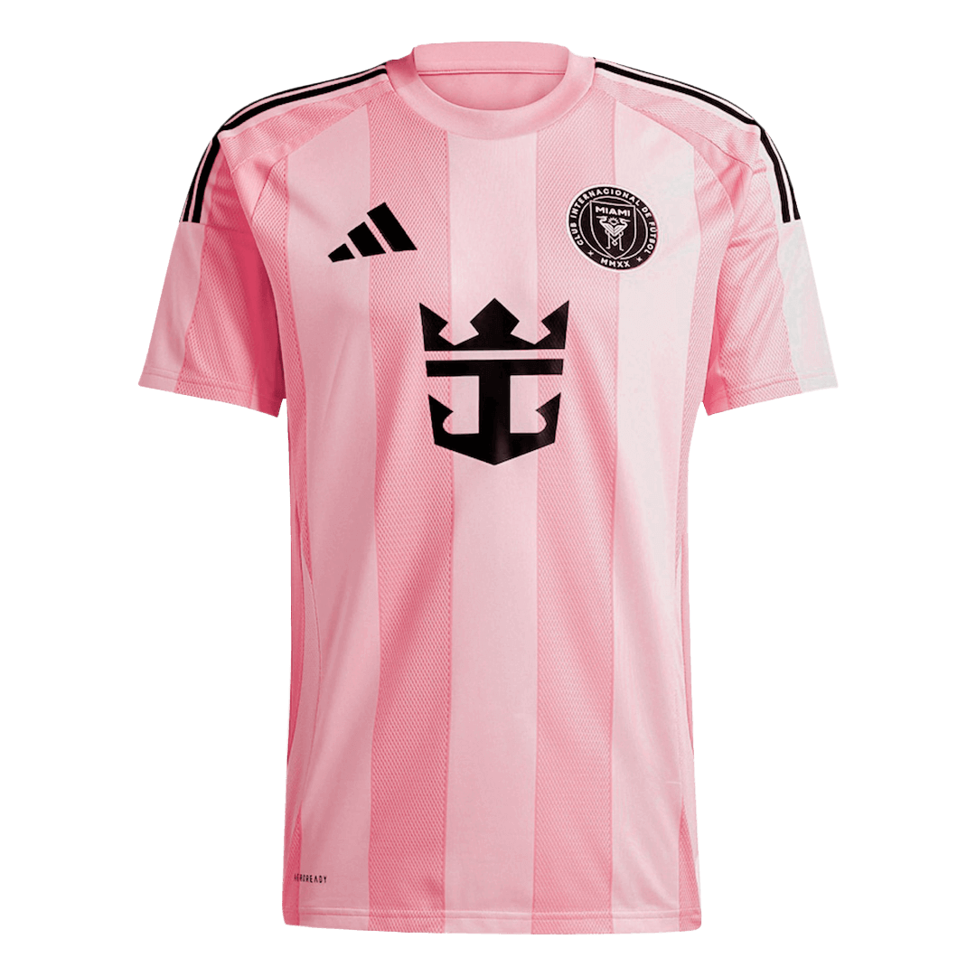 Tricouri Fotbal Inter Miami CF MESSI #10 Acasă 2025 (mărime mare)