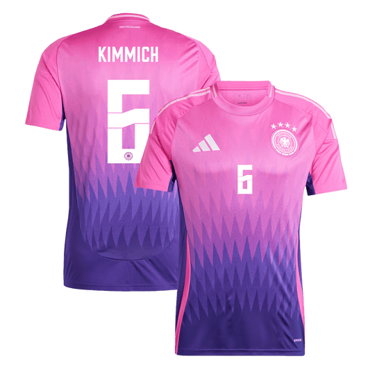 Tricouri Fotbal Germania KIMMICH #6 Deplasare 2024 (mărime mare)