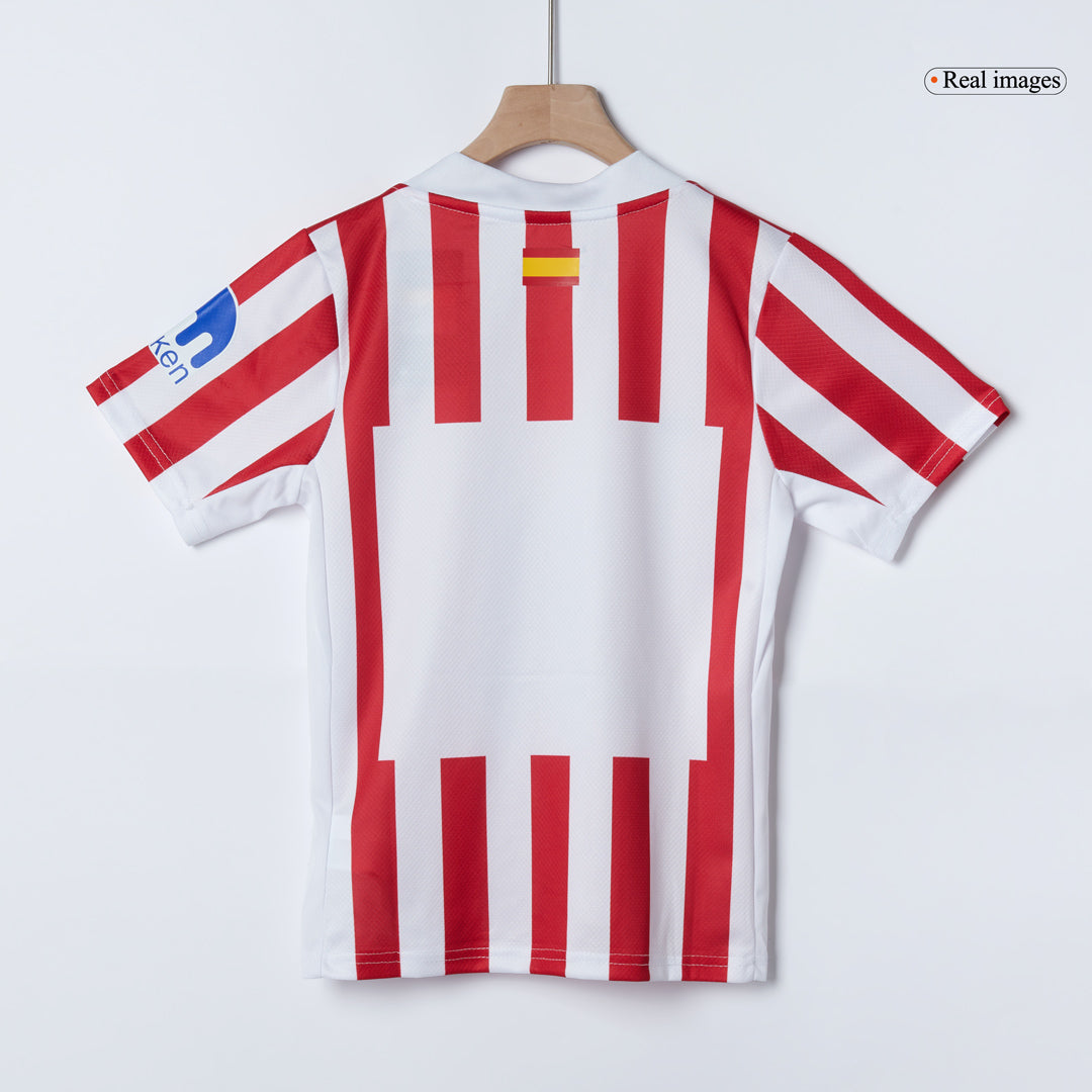 Set Tricouri Fotbal Atletico Madrid Acasă 2025/26 Pentru Copii