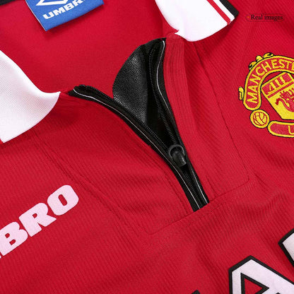 Tricouri Fotbal Vintage Manchester United Acasă 98/00