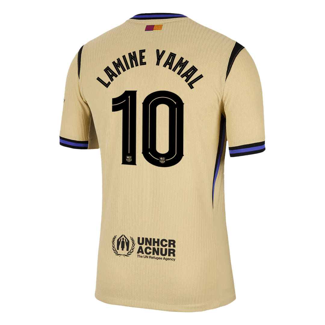 Tricouri Fotbal Barcelona LAMINE YAMAL #10 Deplasare 2025/26 Authentic - UCL