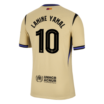 Tricouri Fotbal Barcelona LAMINE YAMAL #10 Deplasare 2025/26 Authentic - UCL