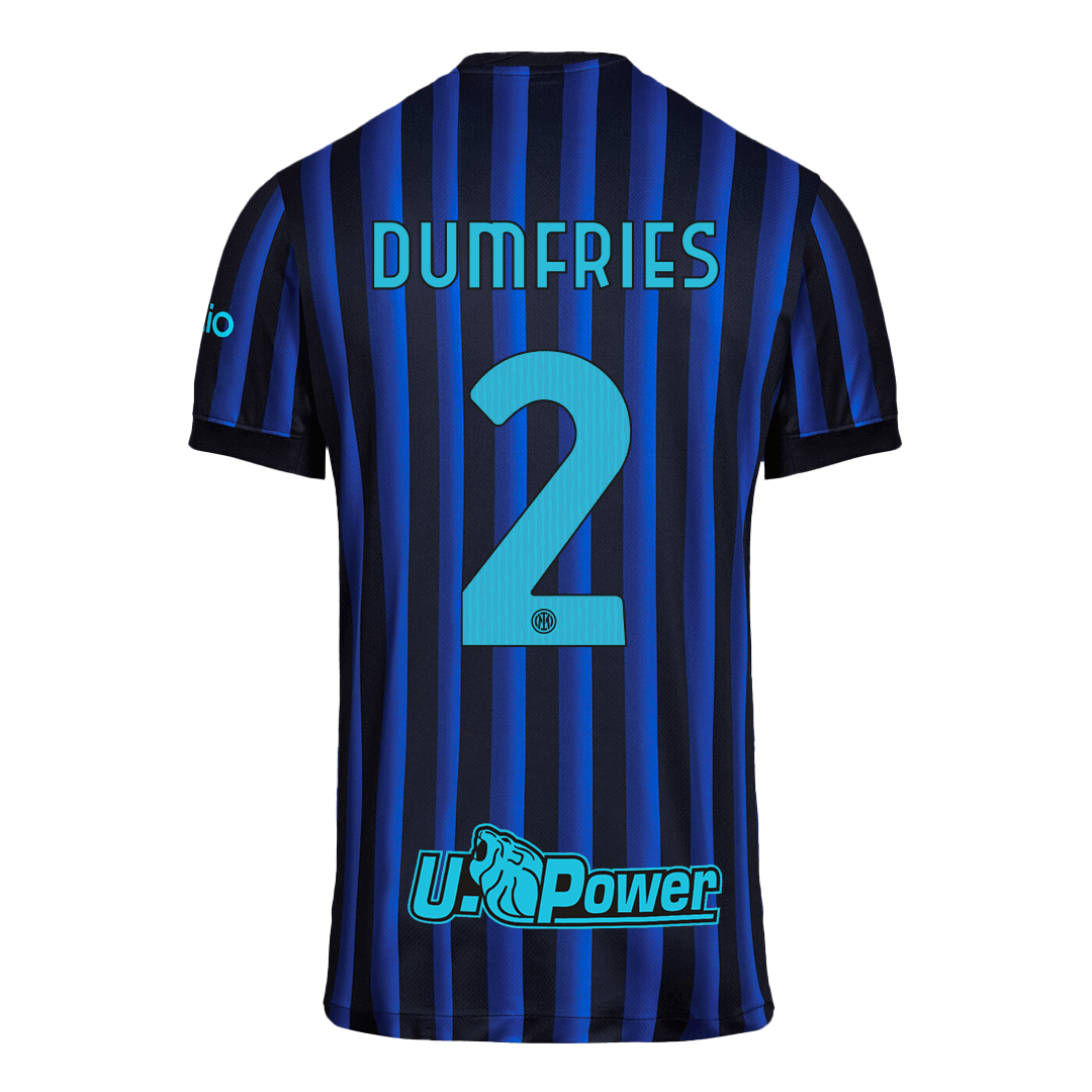 Tricouri Fotbal Inter Milano DUMFRIES #2 Acasă 2025/26