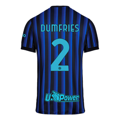 Tricouri Fotbal Inter Milano DUMFRIES #2 Acasă 2025/26