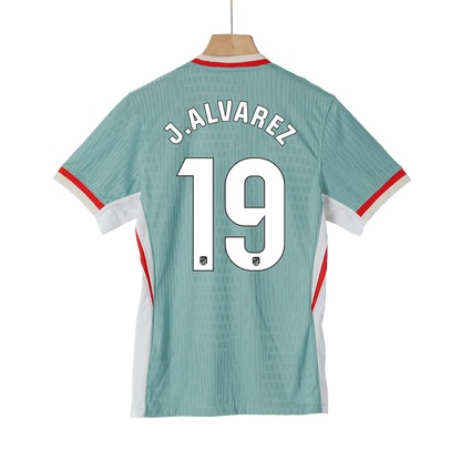 Tricouri Fotbal Atletico Madrid J.ALVAREZ #19 Deplasare 2024/25 Authentic