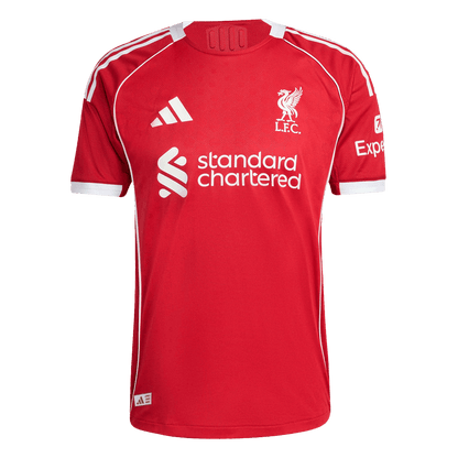 Tricouri Fotbal Liverpool Acasă 2025/26 Authentic