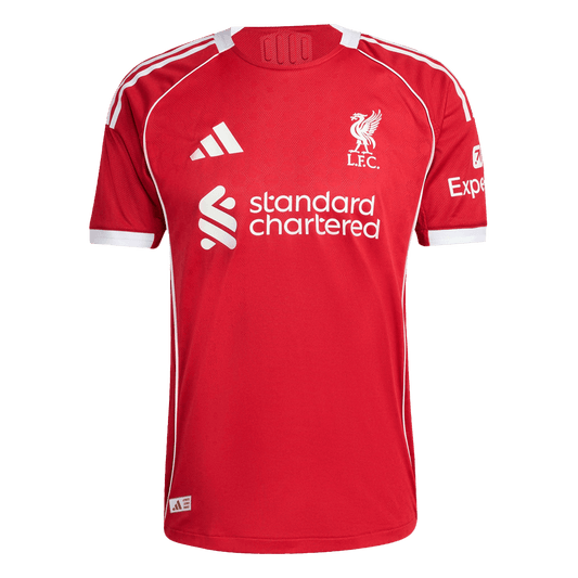 Tricouri Fotbal Liverpool Acasă 2025/26 Authentic
