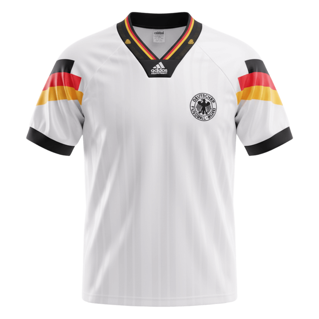 Tricouri Fotbal Vintage Germania Acasă 1992